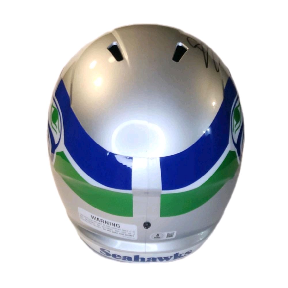 Brian Bosworth “The Boz” Autographed Rep Seattle Seahawks Football Helmet – Rare “The Boz” Inscription, Former NFL Player & Actor (Beckett Certified)