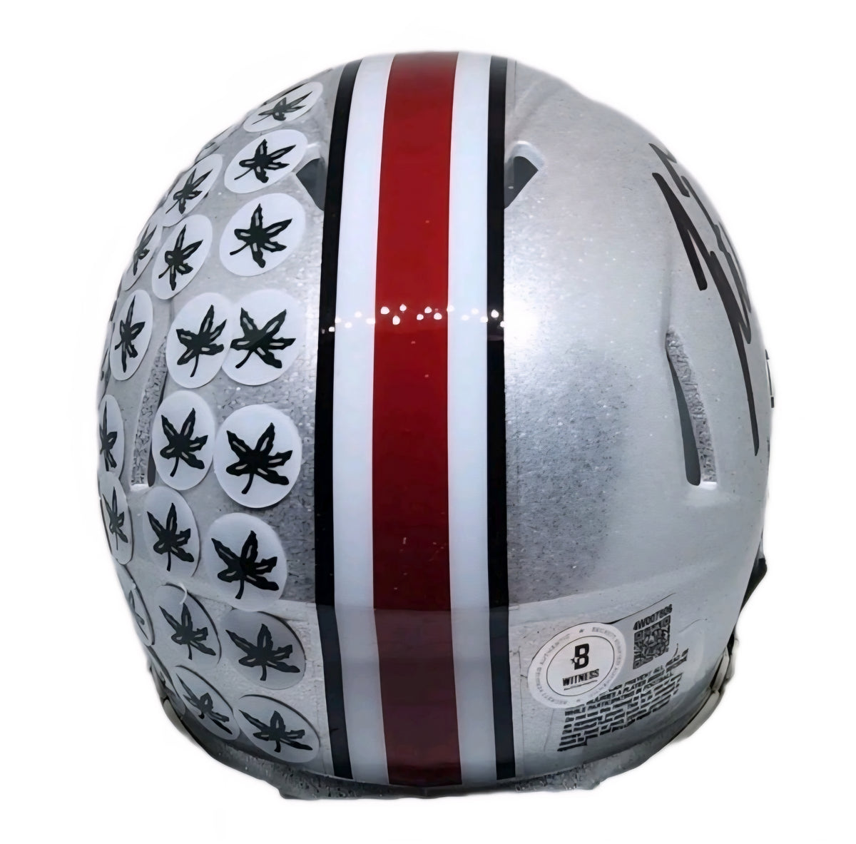 Justin Fields Ohio State University Autographed Riddell Speed Helmet - Beckett