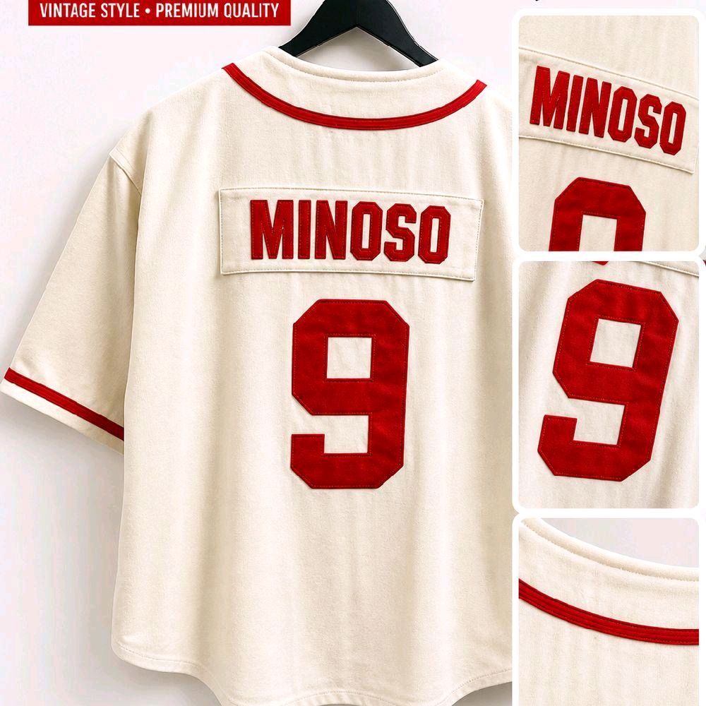 New York Cubans - Minnie Minoso #9 Authentic Black Diamond Barrier Breakers 1949 Vintage Jersey
