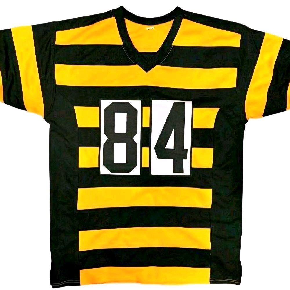 Antonio Brown Pittsburgh Steelers Bumblebee Fully Embroided Custom Autographed Jersey Beckett Authenticated