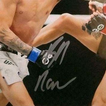 Brandon Royval UFC Championship 296 Autographed Beckett Authenticated 8" X 10" Laminated Photo