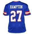 Rodney Hampton Autographed New York Giants Fully Stitched Custom Jersey (JSA Certified)
