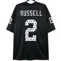 JaMarcus Russell (Rare) Green Ink Autographed / Signed Oakland Raiders Fully Stitched Custom "Weed" Black Jersey (Beckett)