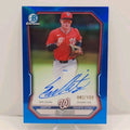 Eli Willits Nationals 2026 Bowman Chrome True Blue Autograph 002 Of 150 SP Card