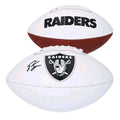 Geno Smith Las Vegas Raiders Fanatics Authentic Autographed Franklin White Panel Football