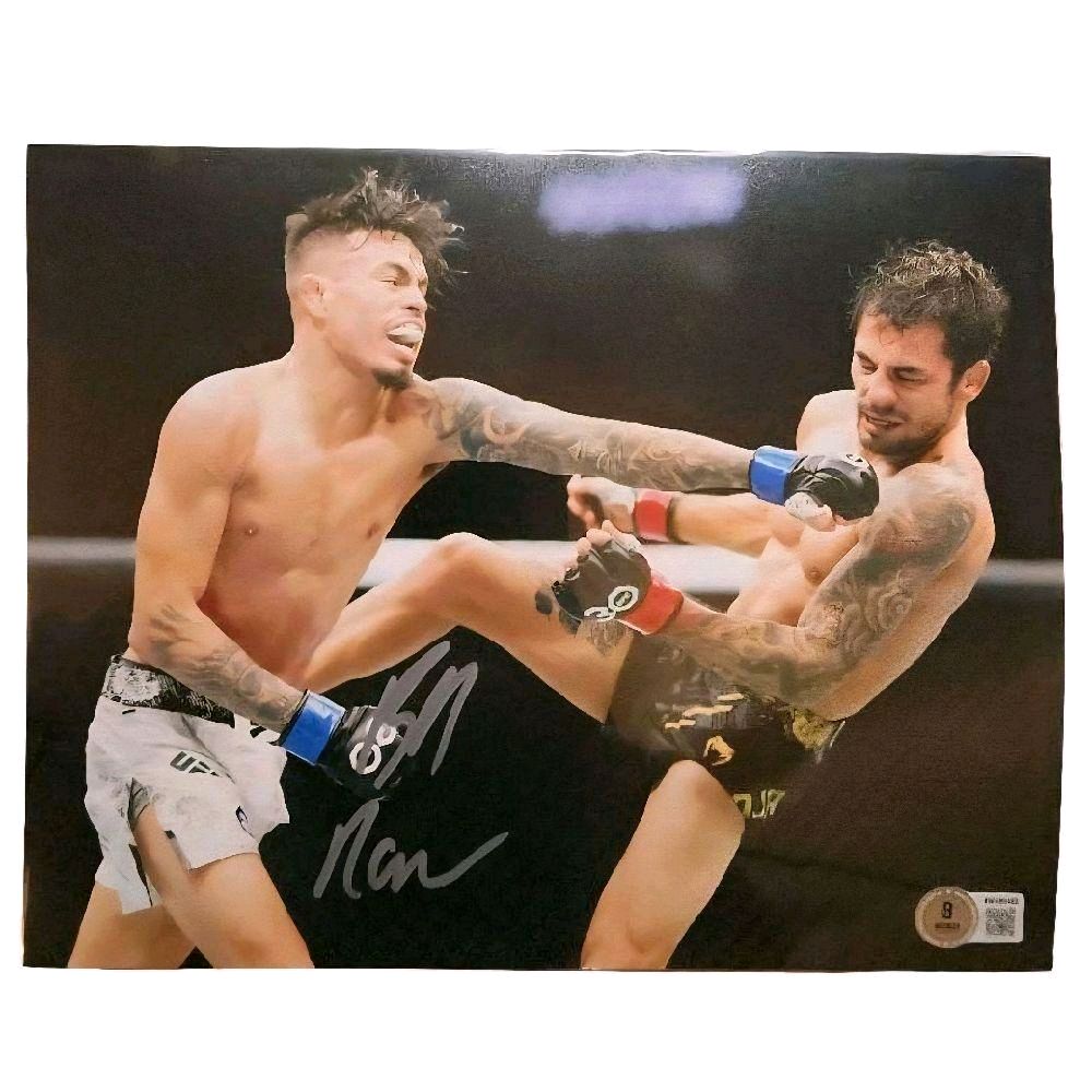 Brandon Royval UFC Championship 296 Autographed Beckett Authenticated 8" X 10" Laminated Photo