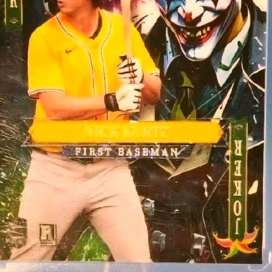 Nick Kurtz - 2025 Wild Cards " Green Joker  Parallel SP 1 of 1 Rookie Card