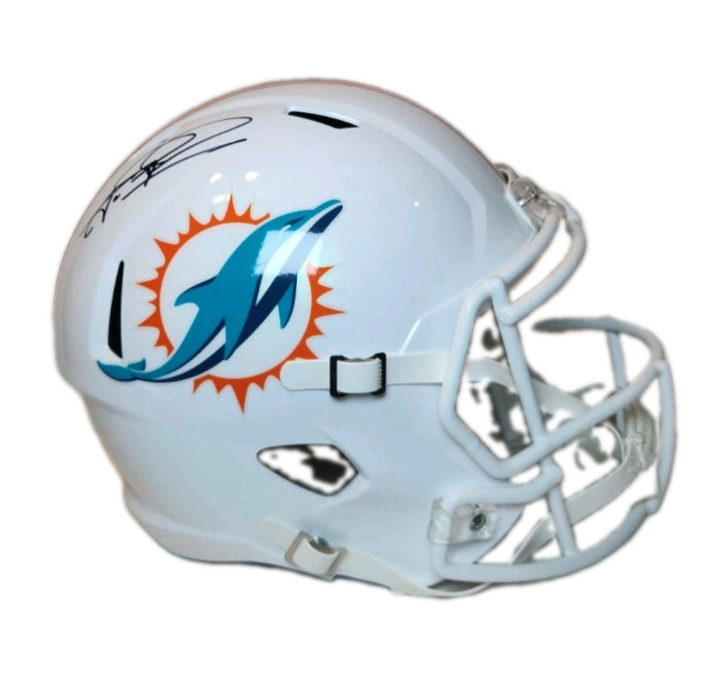 Tua Tagovailoa Miami Dolphins Autographed Riddell Full-Size Speed Replica Helmet - JSA