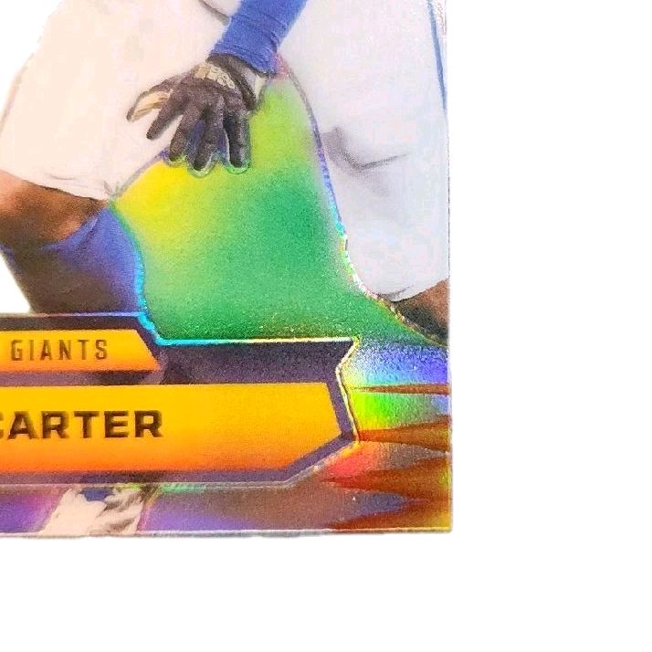 Abdul Carter NY Giants 2025 Topps Chrome Power Players Refractor Insert Rookie Card