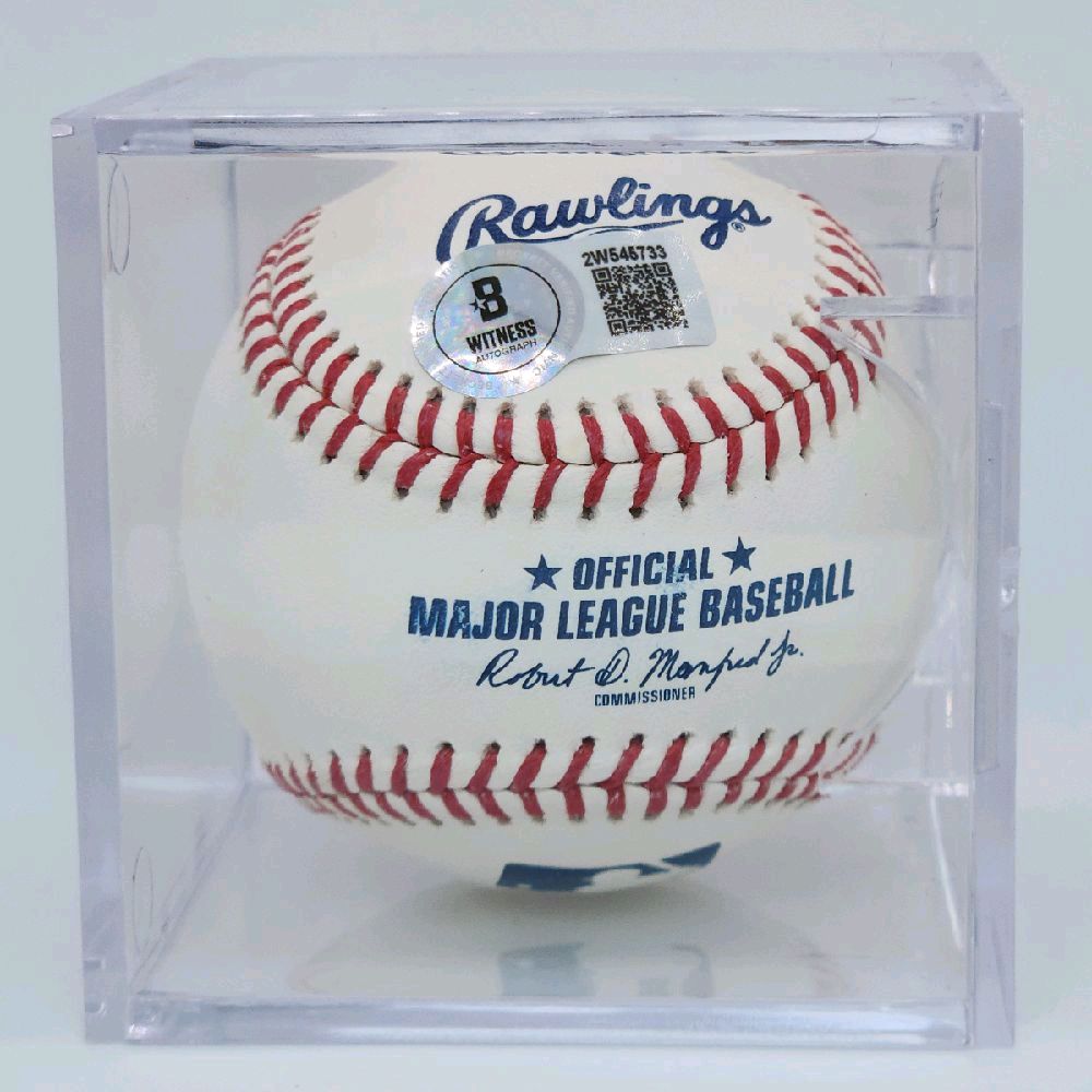 Roger Staubach Autographed Official MLB Authentic Baseball - (Beckett Authenticated)