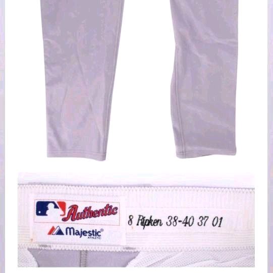 Cal Ripken Jr Baltimore Orioles Game-Worn Swatch "dated 9/9/2001," Retirement Season - 1996 Upper Deck Collector's Choice "Ripken Collection" #10 Mint Card, By Jersey Fusion