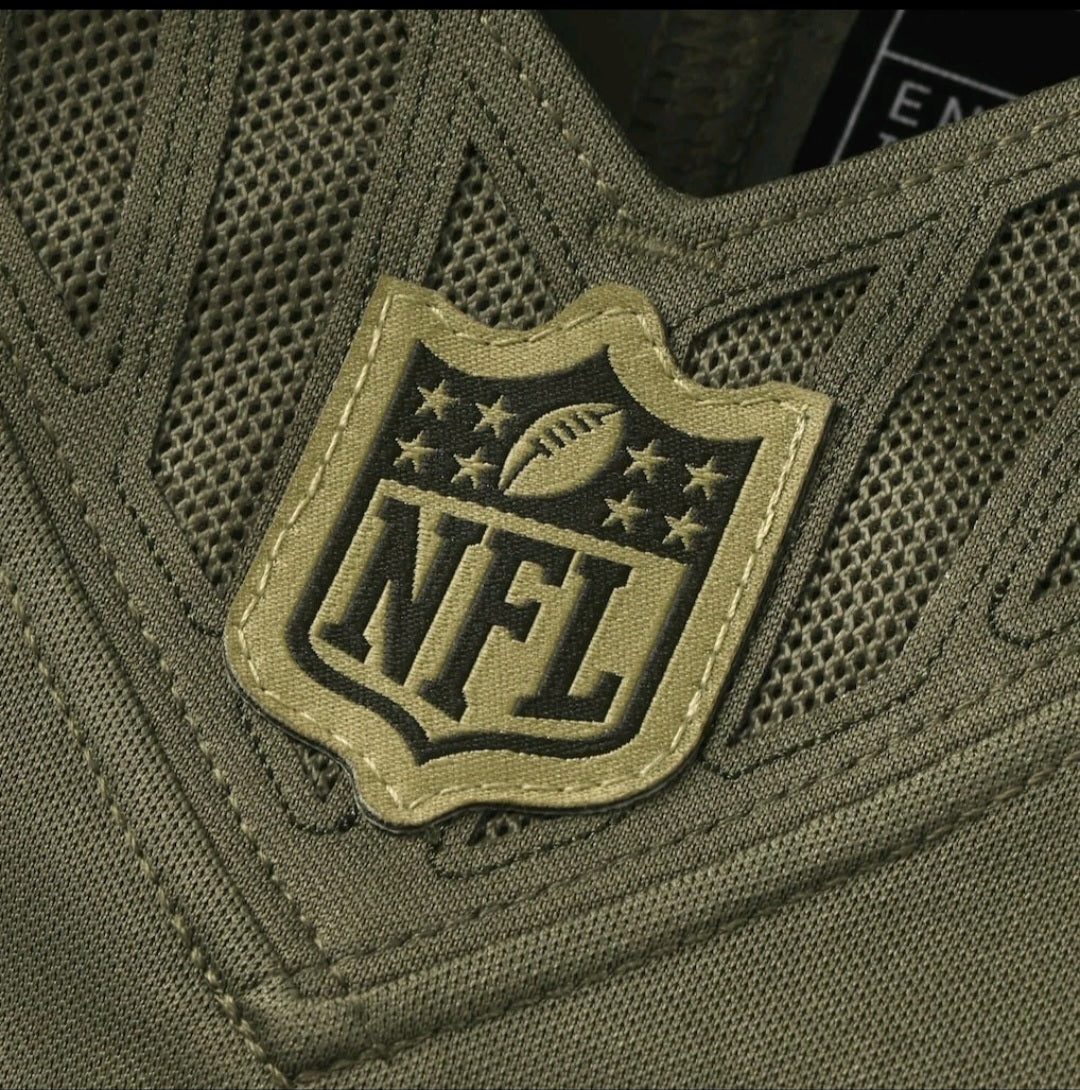 Brock Bowers Raiders Nike 2025 Salute to Service Limited Jersey - Olive XXL