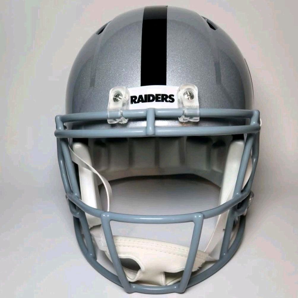 Geno Smith Autographed Las Vegas Raiders Full Size Riddell Speed Replica Helmet (Fanatics Certified)