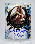 Jake "The Snake Roberts"- 2025 Topps WWE Royalty Gold Hall Autographed & Inscribed 51 of 99 Card
