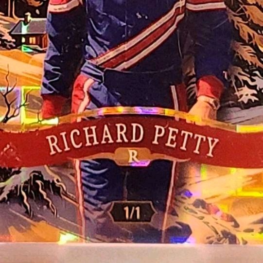 Richard Petty Rare 1 of 1 - 2025 Wild Cards "Holiday Hits" NASCAR Racing Legend Trading Card