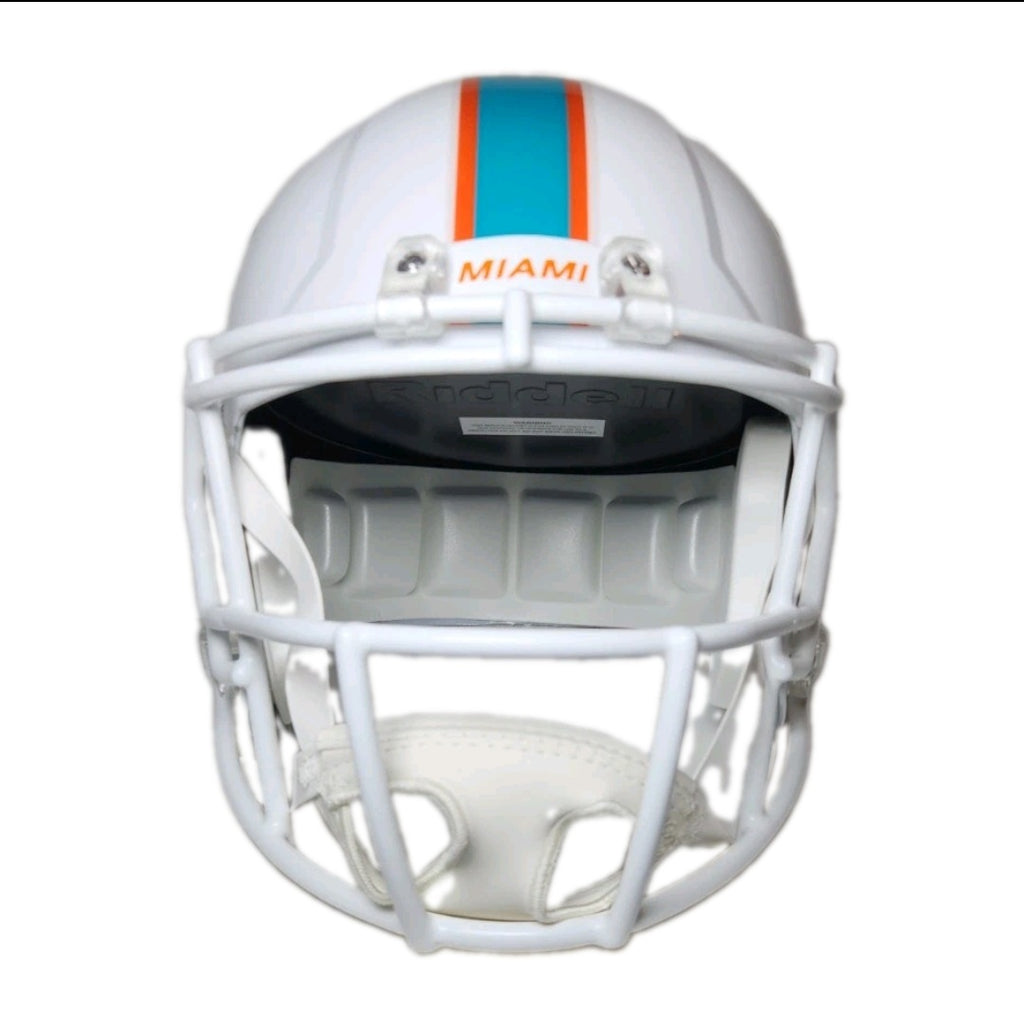 Tua Tagovailoa Miami Dolphins Autographed Riddell Full-Size Speed Replica Helmet - JSA