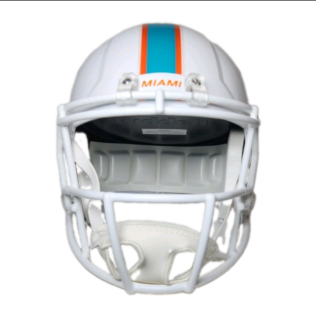 Tua Tagovailoa Miami Dolphins Autographed Riddell Full-Size Speed Replica Helmet - JSA
