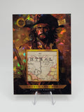 The 2025 Pieces of the Past Pirates Edition Cracked Ice George Lowther Authentic Map Relic card