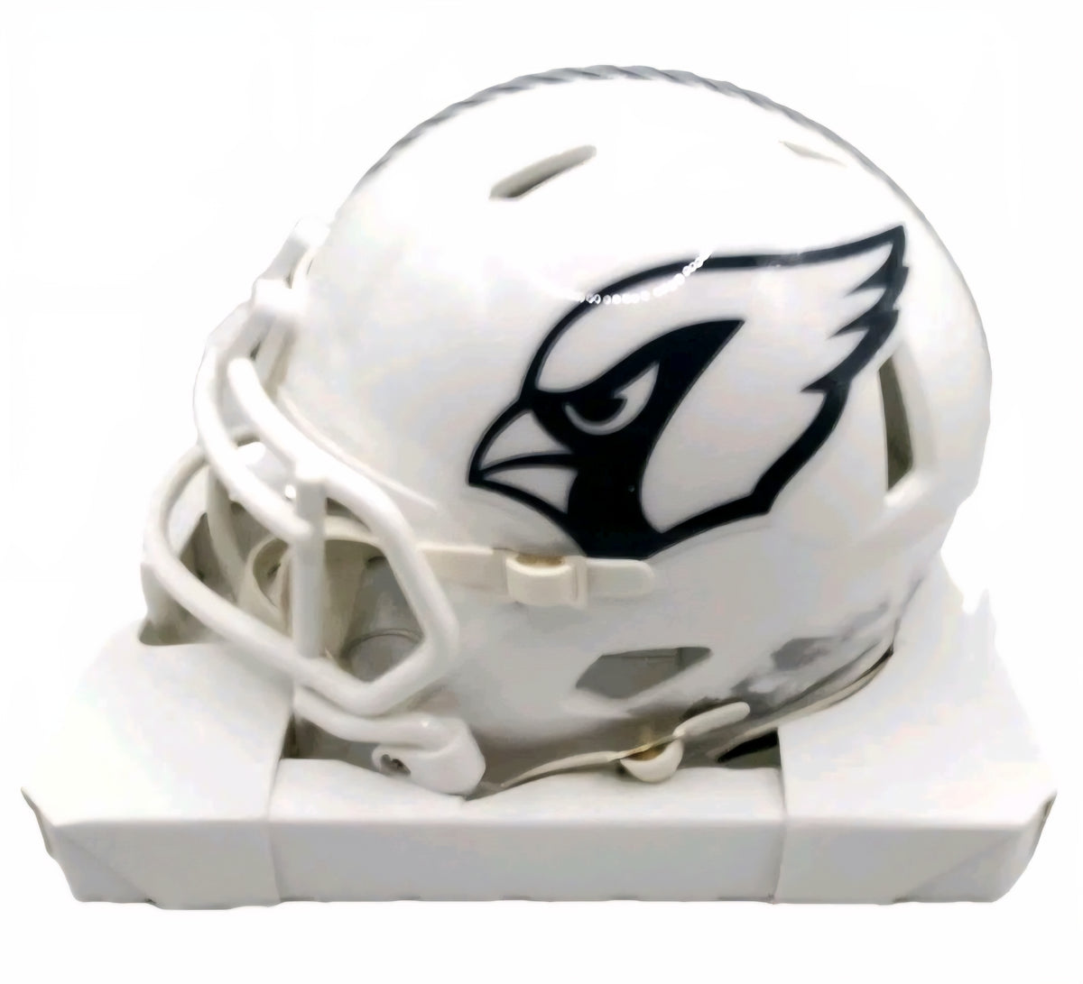 Antrel Rolle Autographed Arizona Cardinals White Riddell Mini Helmet (Leaf)