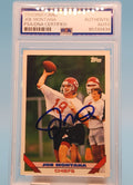Joe Montana NFL Legend 1993 Topps Autograph Card #200 PSA/DNA
