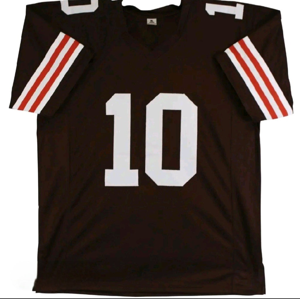 Quinshon Judkins Cleveland Browns Autographed / Signed Pro Style Fully Stitched Custom Jersey (JSA)
