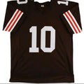 Quinshon Judkins Cleveland Browns Autographed / Signed Pro Style Fully Stitched Custom Jersey (JSA)