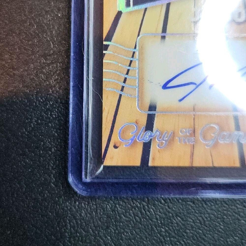 Jason Williams Autographed 2025 Leaf Glory Of The Game "Glory Days" 03/40 Trading Card