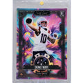 Drake Maye New England Patriots 1 of 1 - 2024 Wild Card "Card Draw 5 Pink Swirl Easter Eggs" New Rookie Card