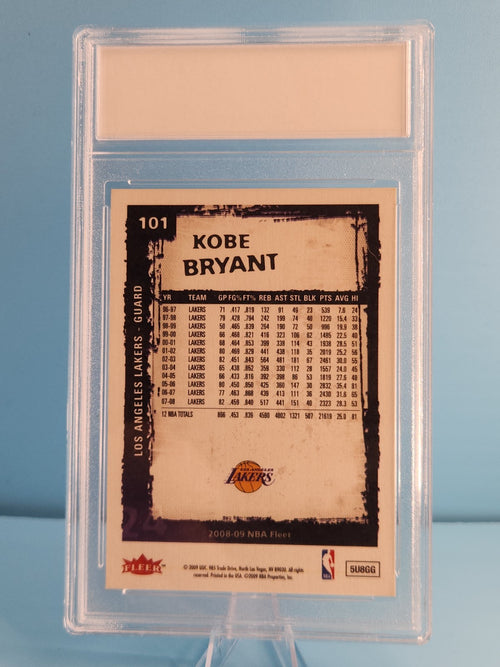 2008 Fleer Kobe Bryant #101 PSA 10 GEM MINT Lakers LOW POP HOF GOAT